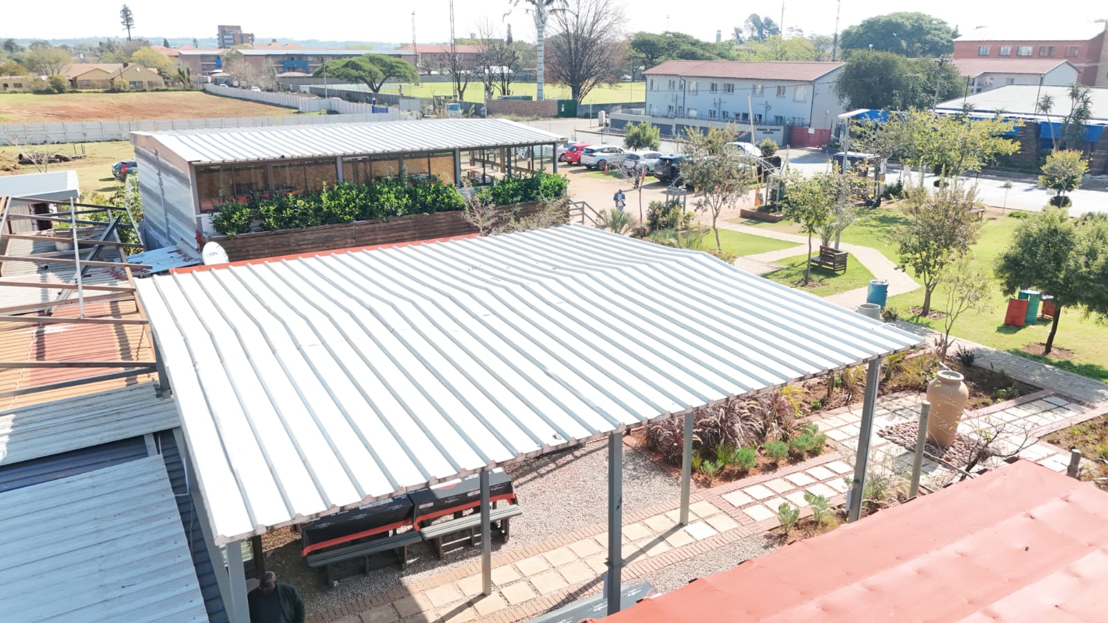 Rooftop and gardens