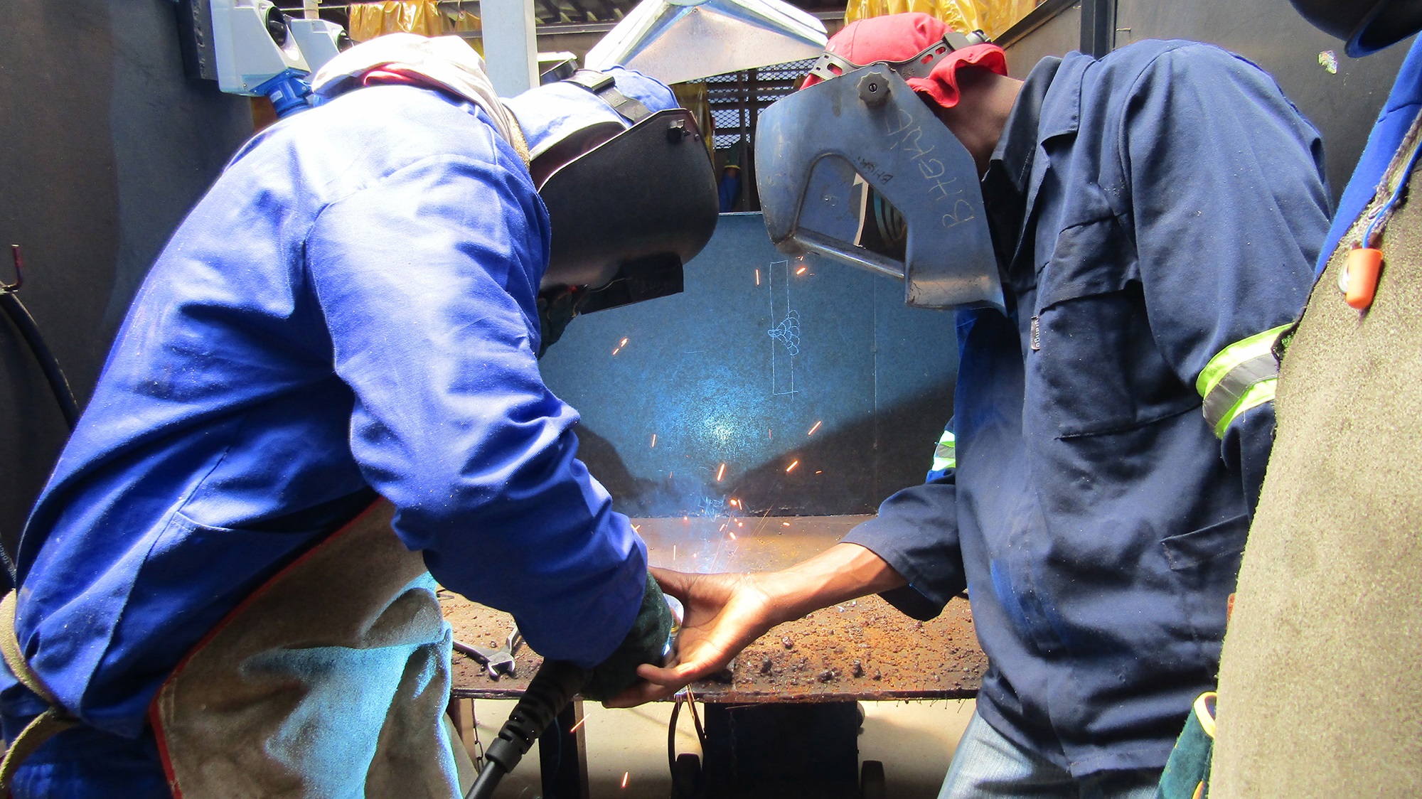 Welding training at EASTC